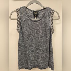 Marbled Blue Tank Top